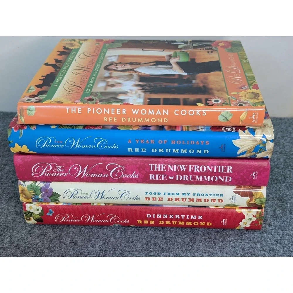 5 - The Pioneer Woman Cooks Cook Books Ree Drummond Hardback Dinnertime Holidays
